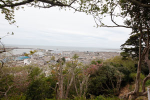 公園からの石巻